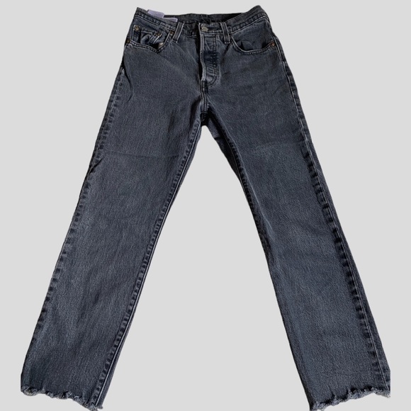 Black Denim Levi Pants - Picture 4 of 4